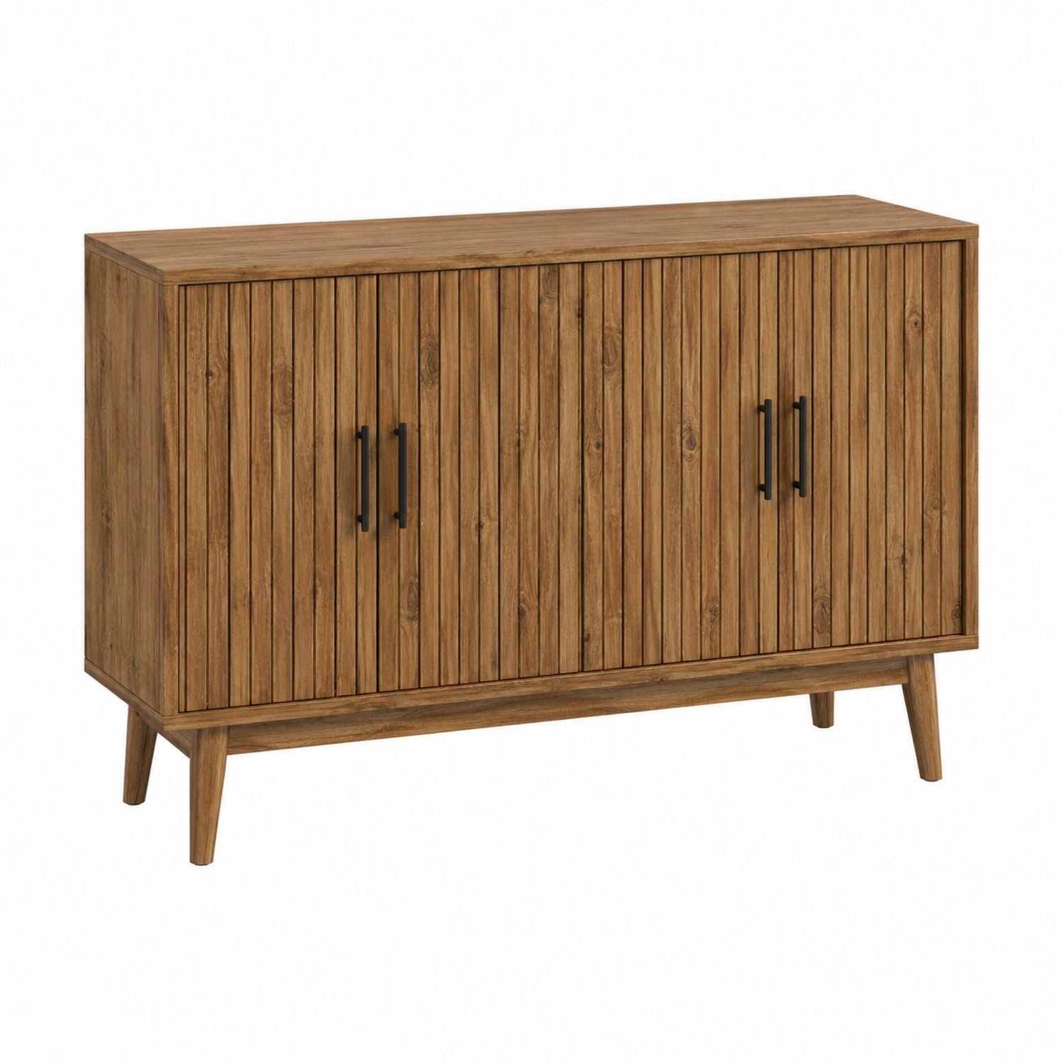 Sideboard aus Holz, Anrichte mit Stauraum, 120 cm