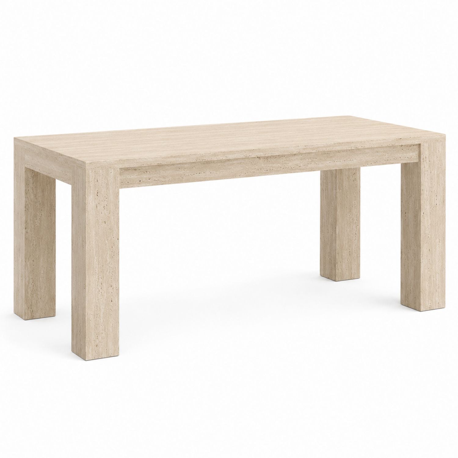 Travertin-Esstisch 150cm Beige
