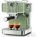 Espresso Machine 20Bar Semi Automatic Retro, Countertop Coffee Maker with Pressure Brewing