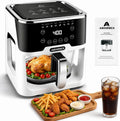 Air Fryer 6.0QT, Touch Controls, Non Toxic AirFryer with Touchscreen Control