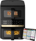 Air Fryer 10-in-1, 10.5QT, Hot-Air Countertop Cooker
