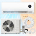 Ductless Mini Split System 9000 BTU SEER2, 19 SEER2, 115V, Timer, Heat Function, All-In-One Kit