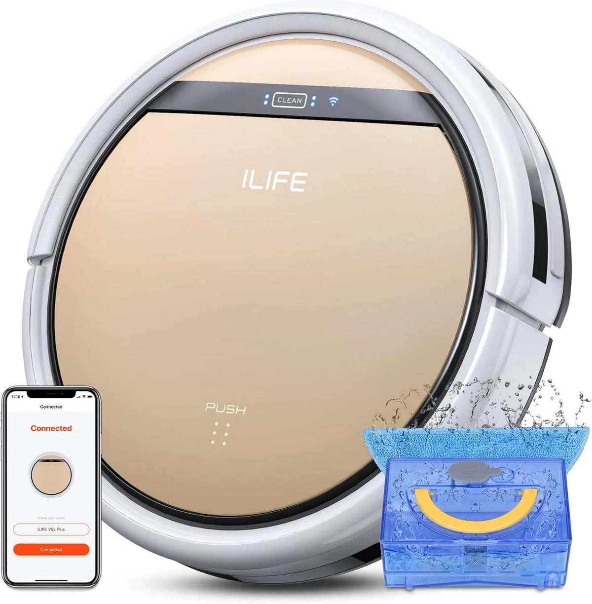 Robot Vacuum and Mop V5s, Vacuuming and Mopping, ILIFE