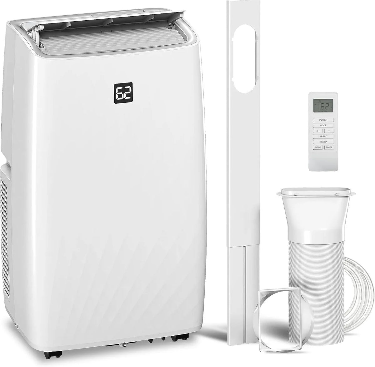 Air Conditioner 14000 BTU Portable 5-in-1, Compact Portable Design, HOMCOM