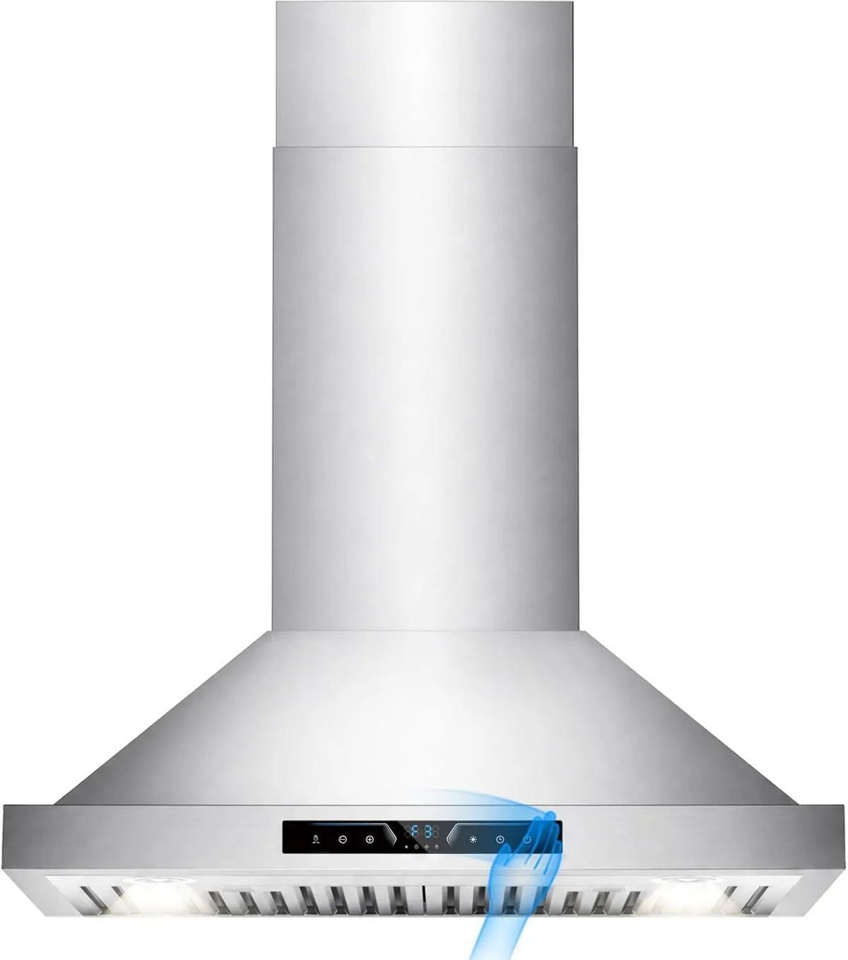 Range Hood 4-Speed, 1200 CFM, 30 inch, Wall-Mountable, 1200 CFM with Gesture Sensing