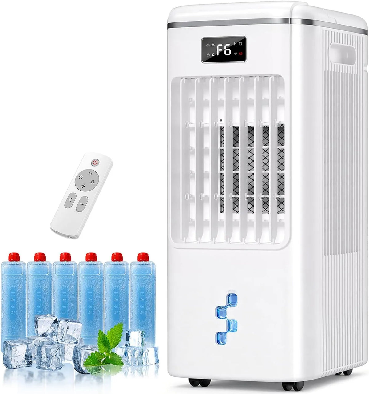 16FT, 36db, 3 Modes, 3 Speeds, Timer, Compact Portable Design, Windowless Portable Air Conditioners Fan, No Hose Needed