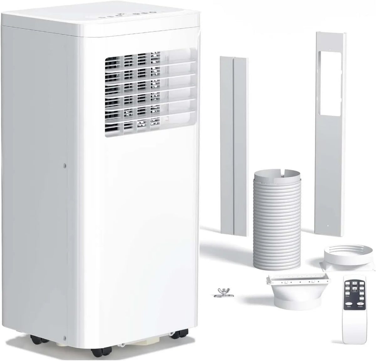 Air Conditioner Star Portable 24H, Remote Control, Timer, Compact Portable Design, 10080 BTU, 4 Modes, Fan & Sleep, Antarctic
