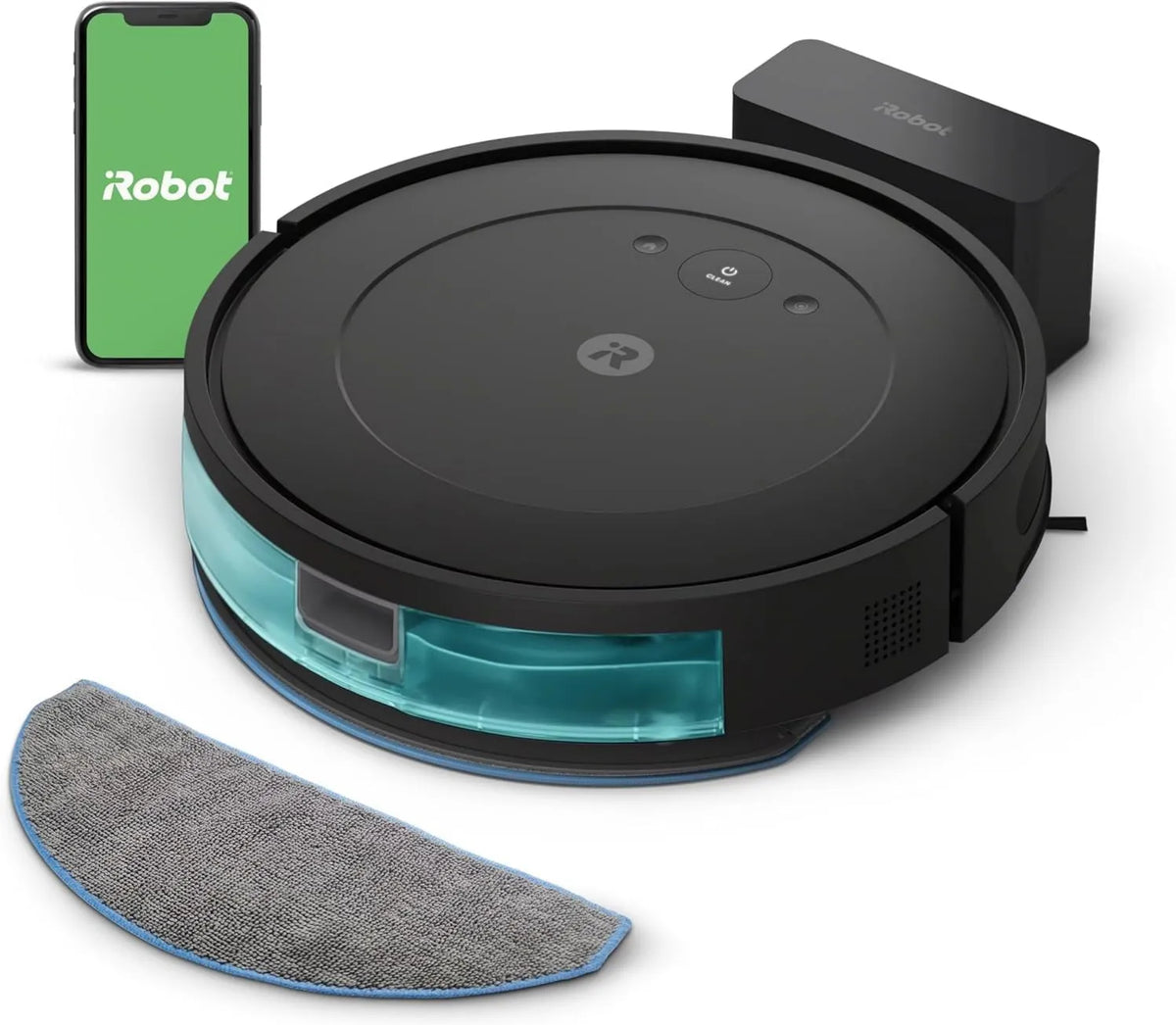 iRobot Y0140 Robot Vacuum and Mop, Certified, Automatic Floor Cleaning System