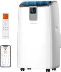 Air Conditioner 14000 BTU Portable 4-in-1, WiFi, Compact Portable Design