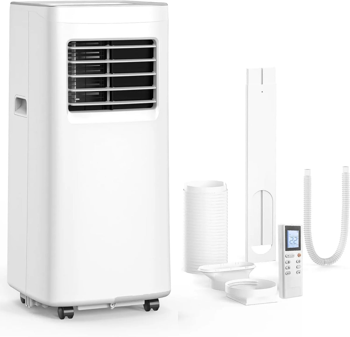 Air Conditioner 3-in-1, Compact Portable Design, 8500 BTU, Quiet Cooling for Bedroom, Home Office up to 450 sq.ft