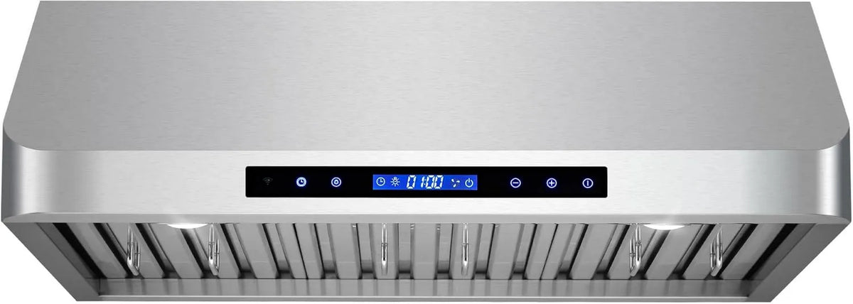 Range Hood, 500 CFM, 30 in, LED, Stainless, Kitchen Ventilation and Cooking Exhaust System