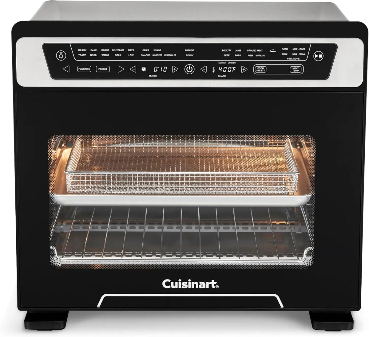 Cuisinart 15-in-1 Air Fryer, 13 Lb, 2-in-1, and Bake a 13' Pizza, Air Fry 4 Lbs of Wings, Toast 9 Slices of Bread