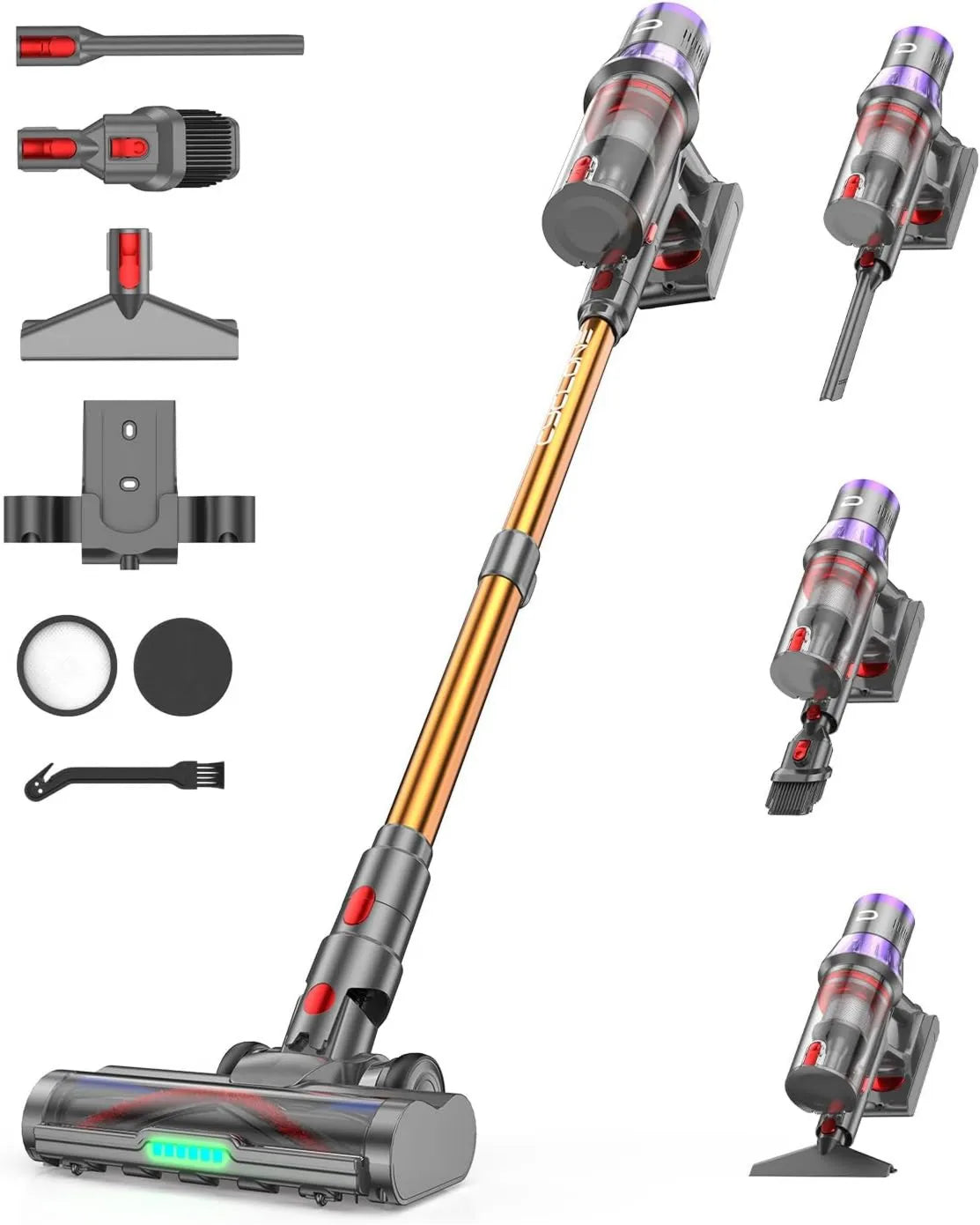 Cordless Stick Vacuum Max Cordless, Cordless Design, 650W, 55kPa, 80Min, YU7