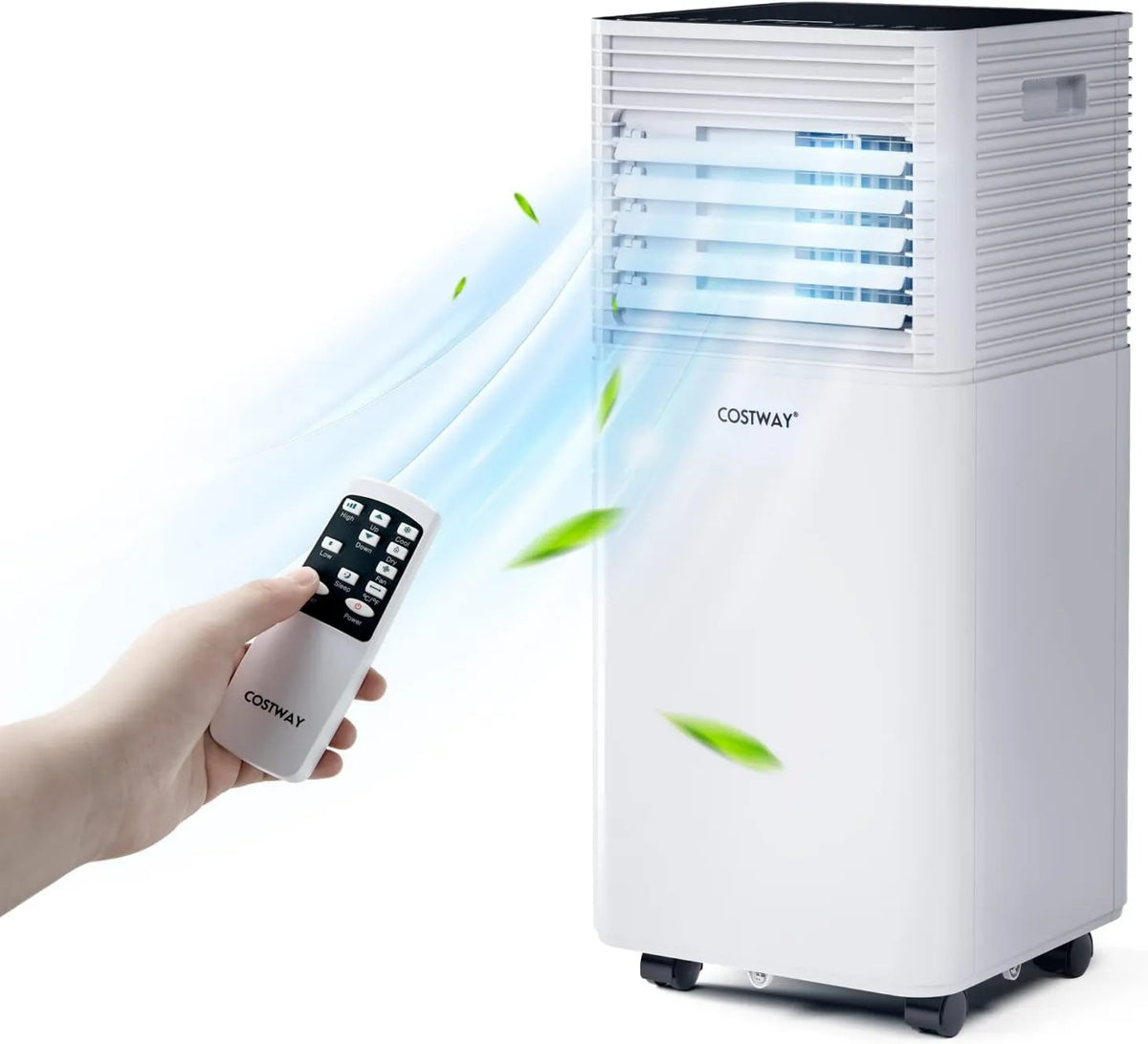 Air Conditioner, Compact Portable Design, 10000 BTU, COSTWAY