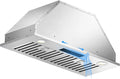 Range Hood, Built-In Installation, 1000 CFM, 30 Inch, Smart Gesture Control