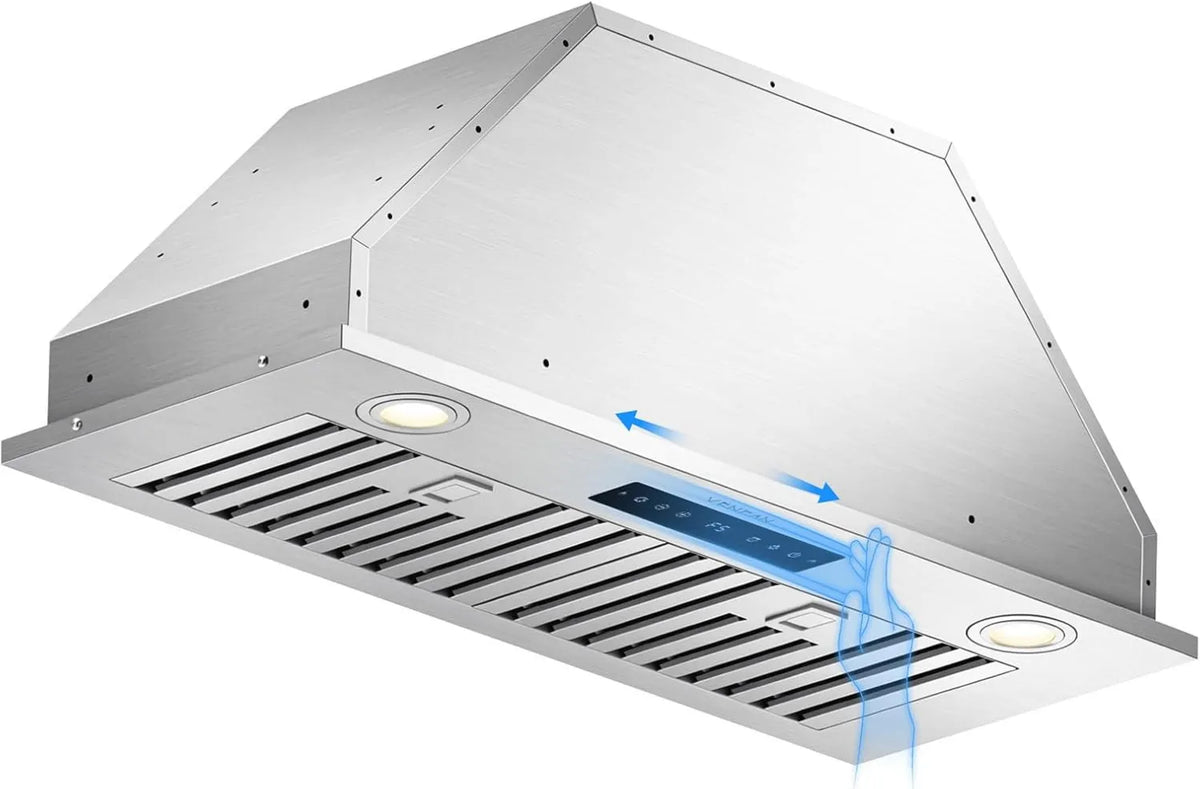 Range Hood, Built-In Installation, 1000 CFM, 30 Inch, Smart Gesture Control