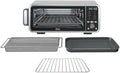 Ninja FT405CO Digital Air Fry Oven, 10-in-1, Stainless Steel Body, and Temperature Control, Flip Up and Away, Adjustable Temperature
