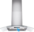 Range Hood 3-Speed, 450 CFM, 30 Inch, Touch Controls, Stainless Steel, Wall-Mountable, LED Lights, VIKIO HOME