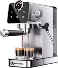 Espresso Machine, 20 Bar, Touch Controls, Touch Screen, Milk Frother, Arecovas