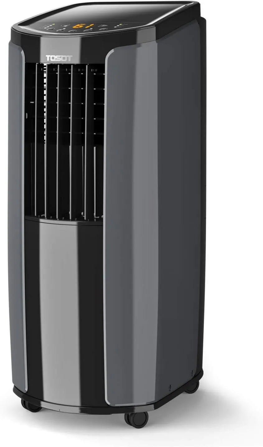 Air Conditioner AC Unit with TOSOT 10, Compact Portable Design, 200BTU, 6200 BTU, Wifi, Cool Rooms Up to 400 Square Feet, Shiny Series