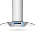 Range Hood, 30 Inch, Wall-Mountable, Tempered Glass Model