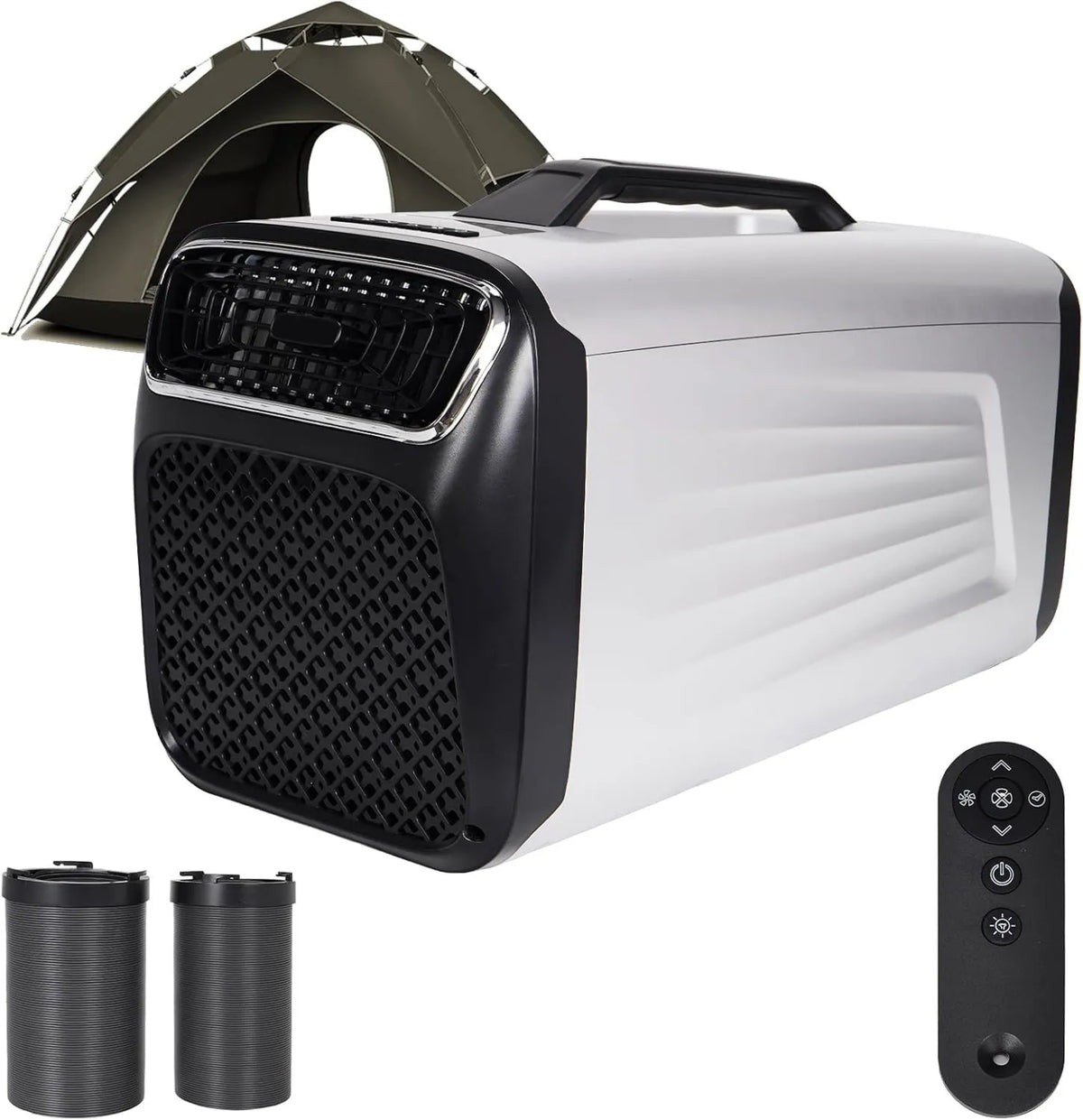 Air Conditioner 5200 BTU Portable Camping, 400W, Cools up to 200 sq ft, Fishing Spot, Outdoor or Indoor Use, Small Room and Pet Areas