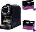 Coffee Machine Classy Mini Espresso, Compact Portable Design, 72 Count Intenso Capsules, Compact Single-Serve Brewer Compatible BLUE & Expert Pods