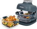 Air Fryer AF115-1, Glass, Blue, Hot-Air Countertop Cooker