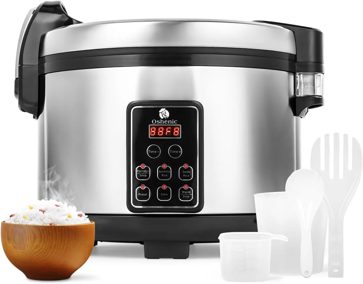Commercial Rice Cooker 15.85QT/84, 84 Cups, 15L, Commercial-Grade Design