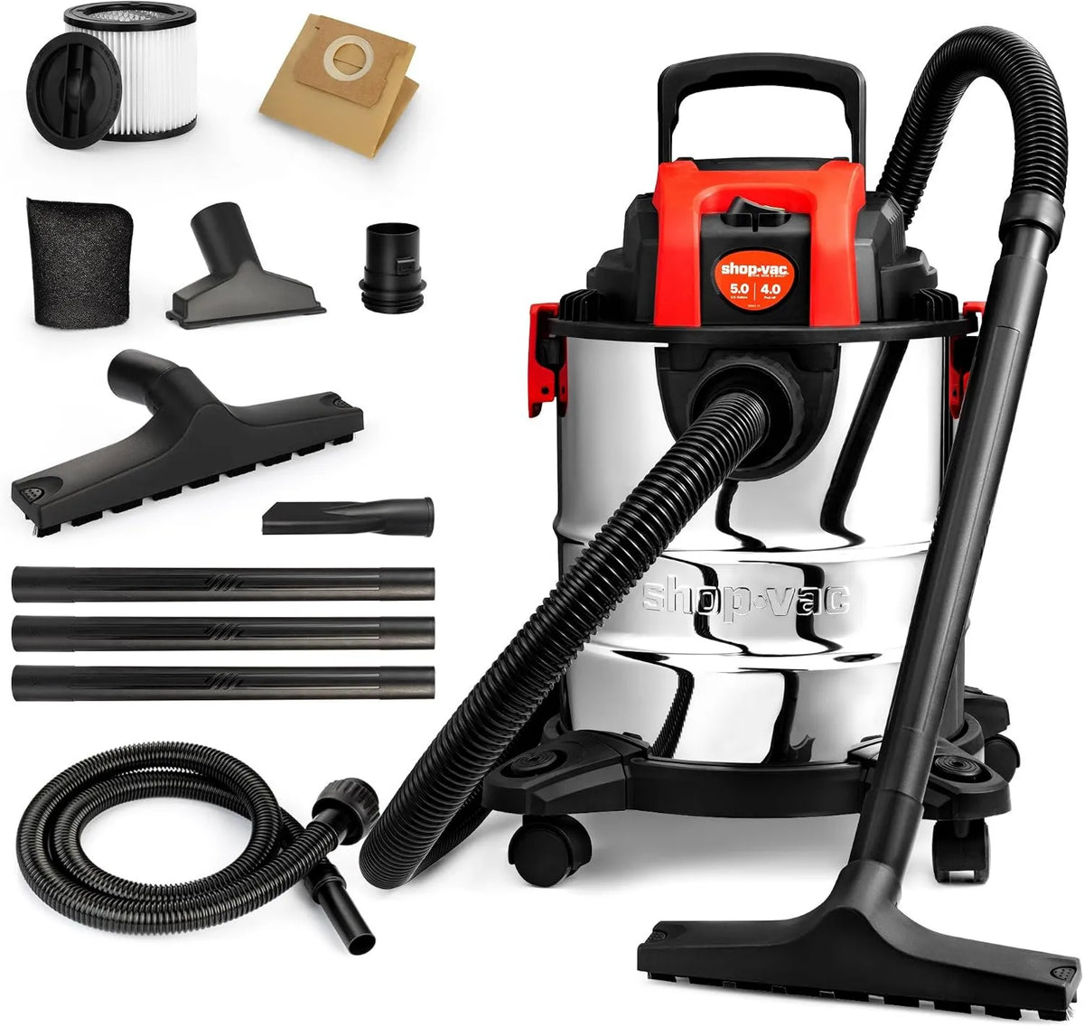 HP Vacuum Cleaner, 5 Gallon, Household Floor Cleaning Appliance