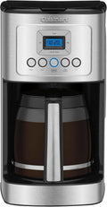 Cuisinart 14-Cup Drip Coffee Maker, Programmable Brewing, Stainless Steel, Glass Carafe