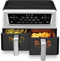Cuisinart Dual Basket ADZ-112 Air Fryer, Dual-Basket Cooking, 11 Qt, 6 Functions, Dehydrate & Keep Warm, Toss Reminder & Auto-Pause