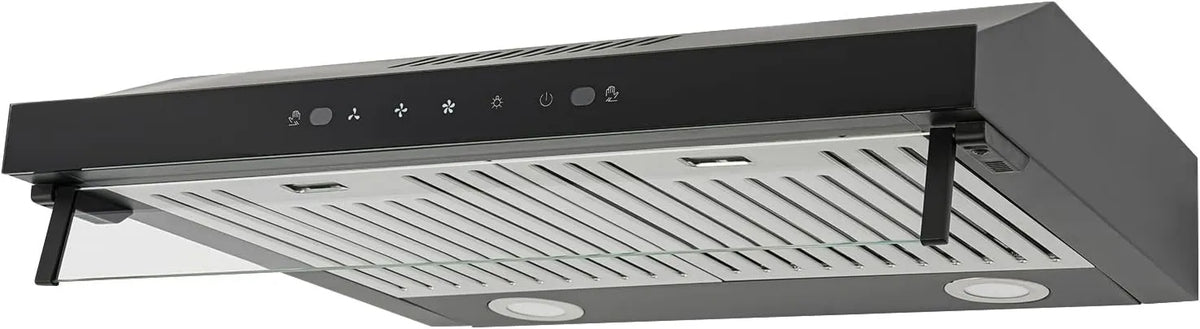 Range Hood 900CFM, 24In, 3-speed, Touch Control/Gesture Sensing, Stainless Steel