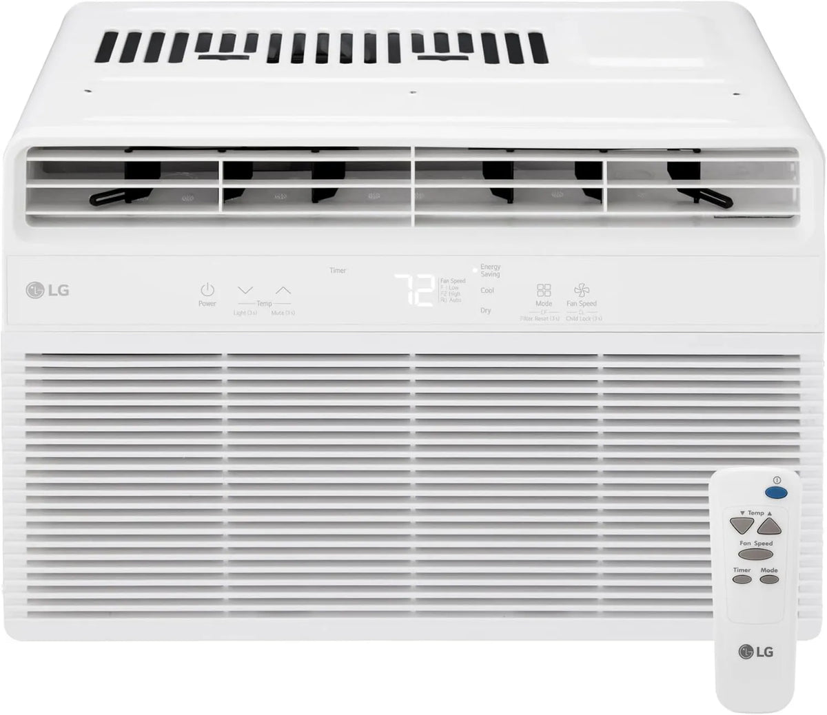 LG 5000 BTU Window LW5025R Air Conditioner, Washable Filter AC Unit Easy Installation White LW5025R, for Small Room, Compact Portable Design