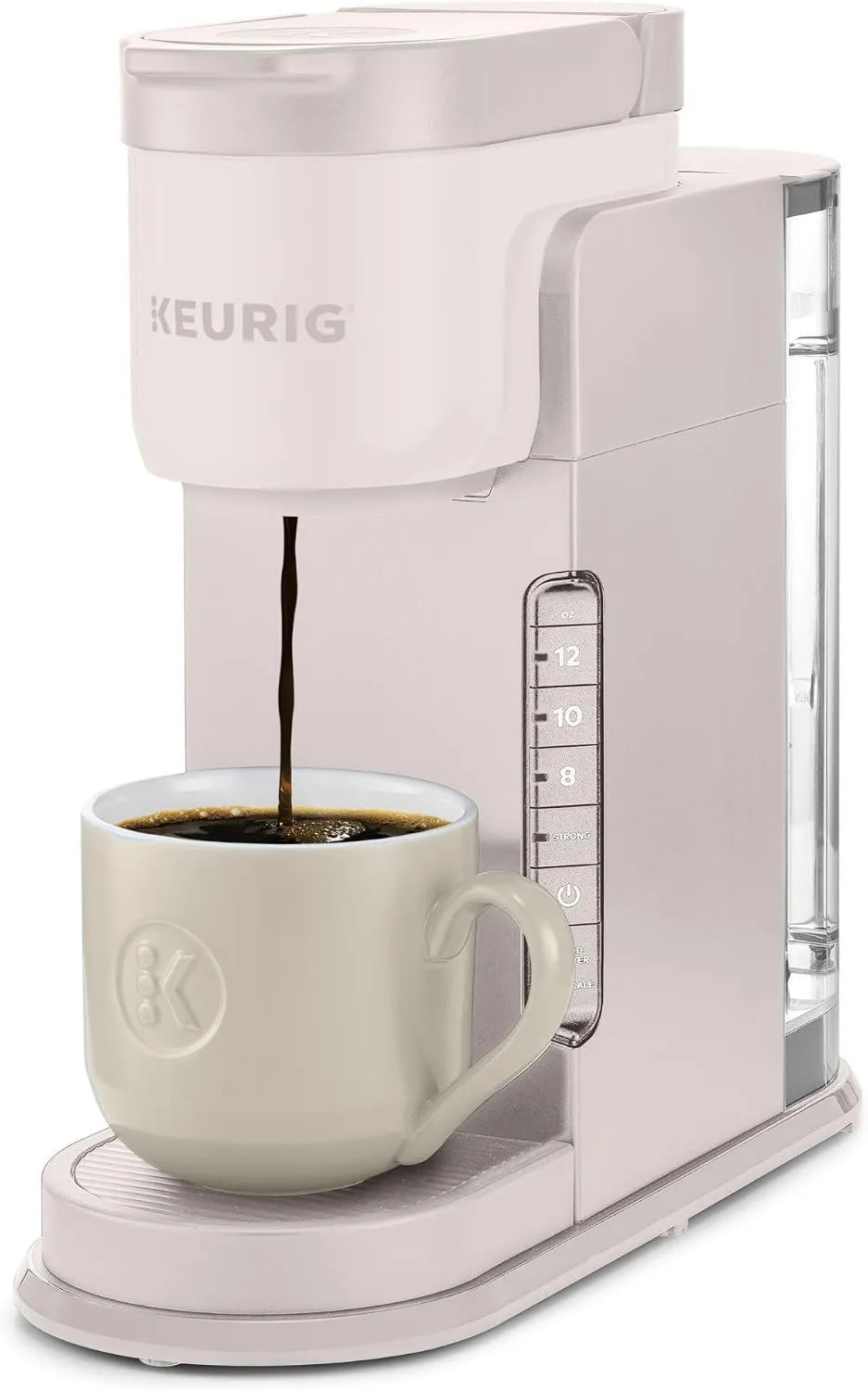 Keurig K-Express Single Serve K-Cup Pod Drip Coffee Maker, 42oz, Single-Serve Brewing, K-Cup Pod Compatible, 3 Brew Sizes, Warm Stone