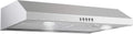 Range Hood Under Cabinet 700CFM, Stainless Steel, 30 inch, 3-Speed, 3-Speed Fan, Stove Vent and Oven Hood with Button Control, SNDOAS