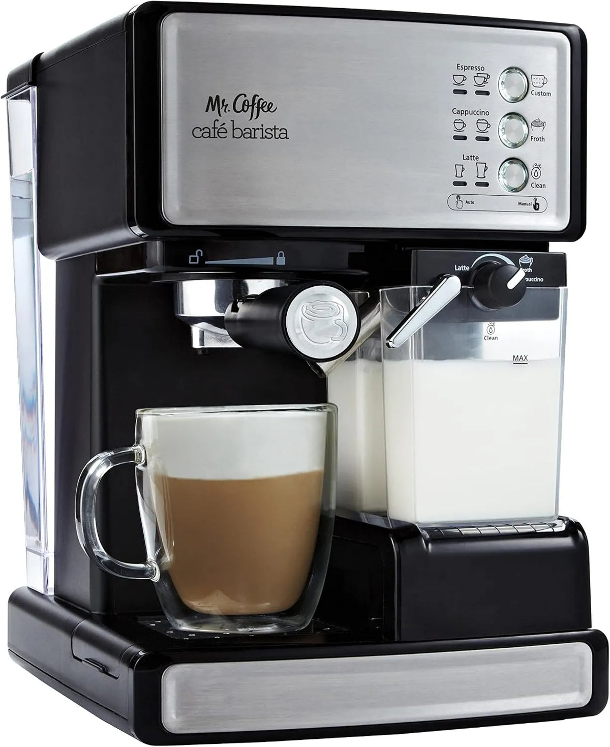 Drip Coffee Maker 15-Bar, Programmable Brewing, Stainless Steel