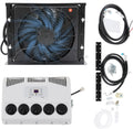 Car Air Conditioning Kit, 12V, 600W, 600W Electric AC Kit with Remote