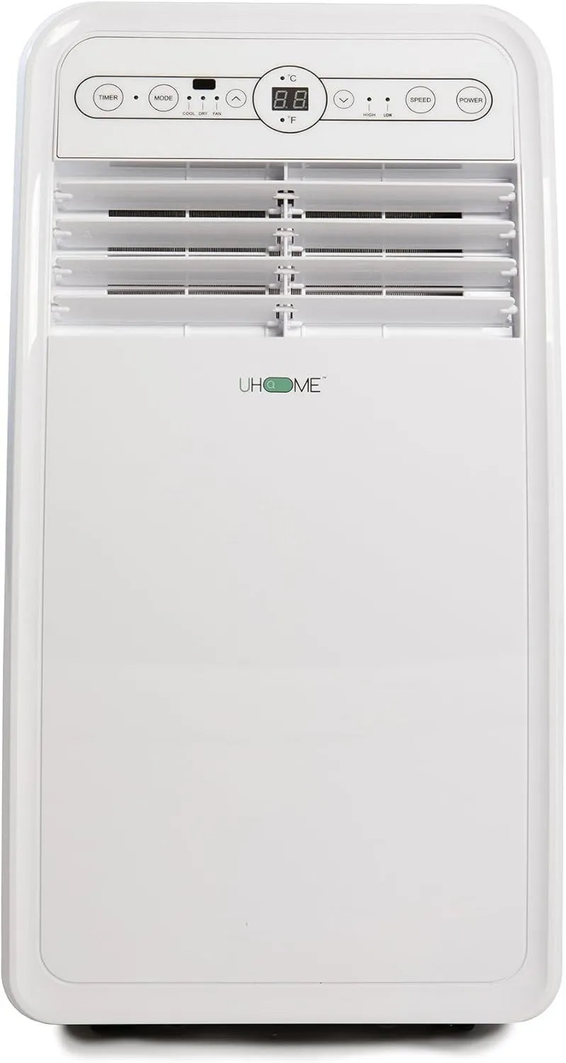 Air Conditioner, 8000 BTU, Remote Control and Window Mount Kit Included, Compact Portable Design, Uhome