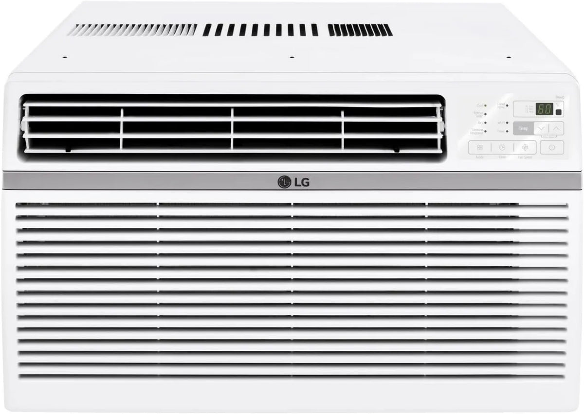 LG 10000 BTU Window Air Conditioner, 115V, Cools 450 Sq.Ft., 18' x 25' Room Size, 3 Cooling & Fan Speeds, Auto Restart, Quiet Operation