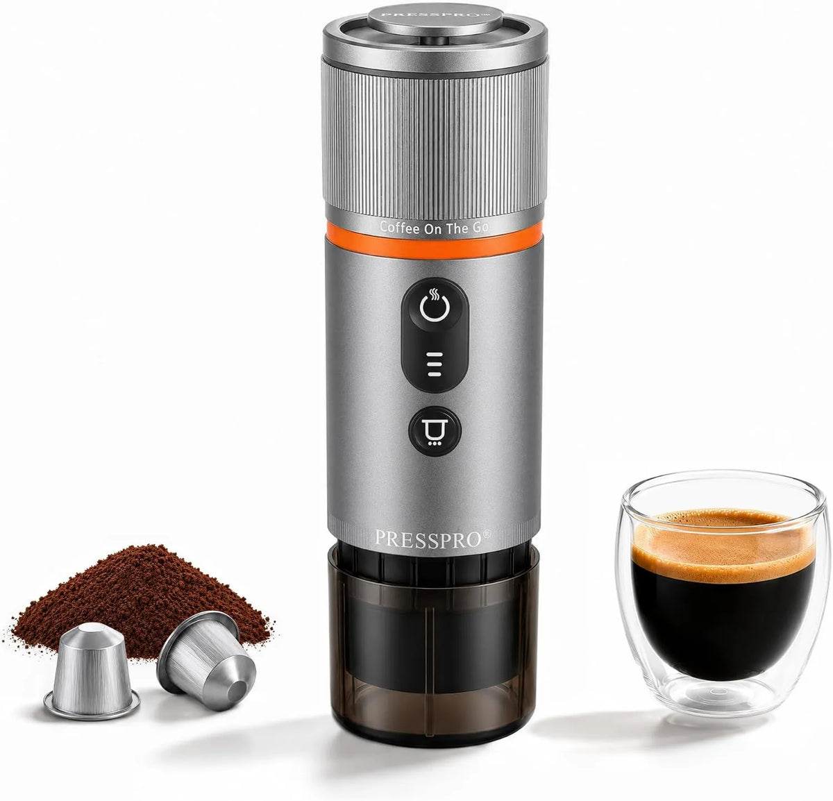 Espresso Machine 13500mAh, Compact Portable Design, Heat Function