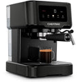 Espresso Machine Compact Espresso 15-Bar, 1.5L, Removable Water Reservoir, Compact Portable Design, Stainless Black, Chefman