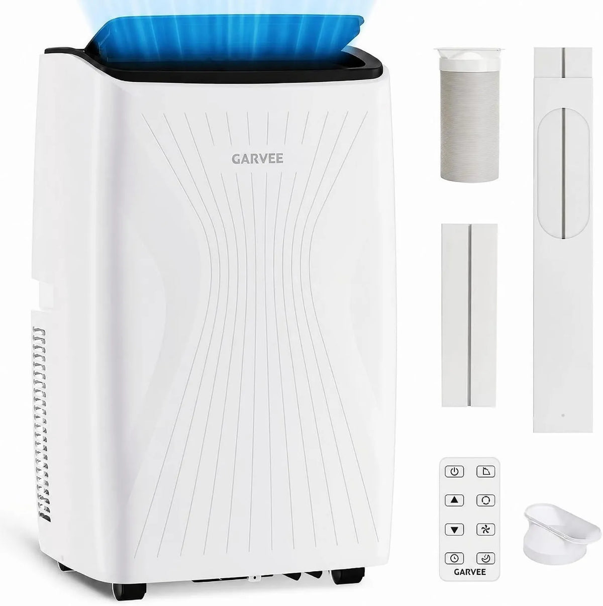 Air Conditioner 14000 BTU Portable 4-IN-1, Timer, Compact Portable Design, 4-IN-1 Portable AC Unit for Large Rooms Up to 750 Sq, Auto Swing