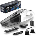 Vacuum Cleaner Rechargeable Hand Held Car, Cordless Design, Compact Portable Design, Vacuum Suction, White&Black, Handheld