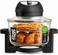 Air Fryer, 16 Qt, Black, Hot-Air Countertop Cooker