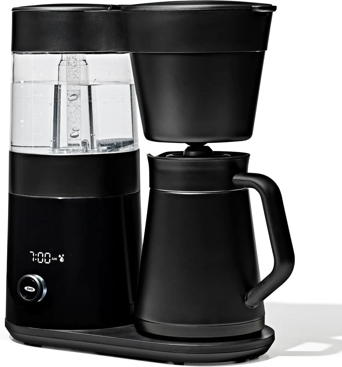 Drip Coffee Maker 9-Cup, Matte Black, Programmable Brewing, OXO