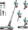 Cordless Stick Vacuum 6-in-1, 45 Mins, 6-in-1 Lightweight Handheld Vacuum, Powerful Stick Vacuum Cleaner for Home with Rechargeable Battery
