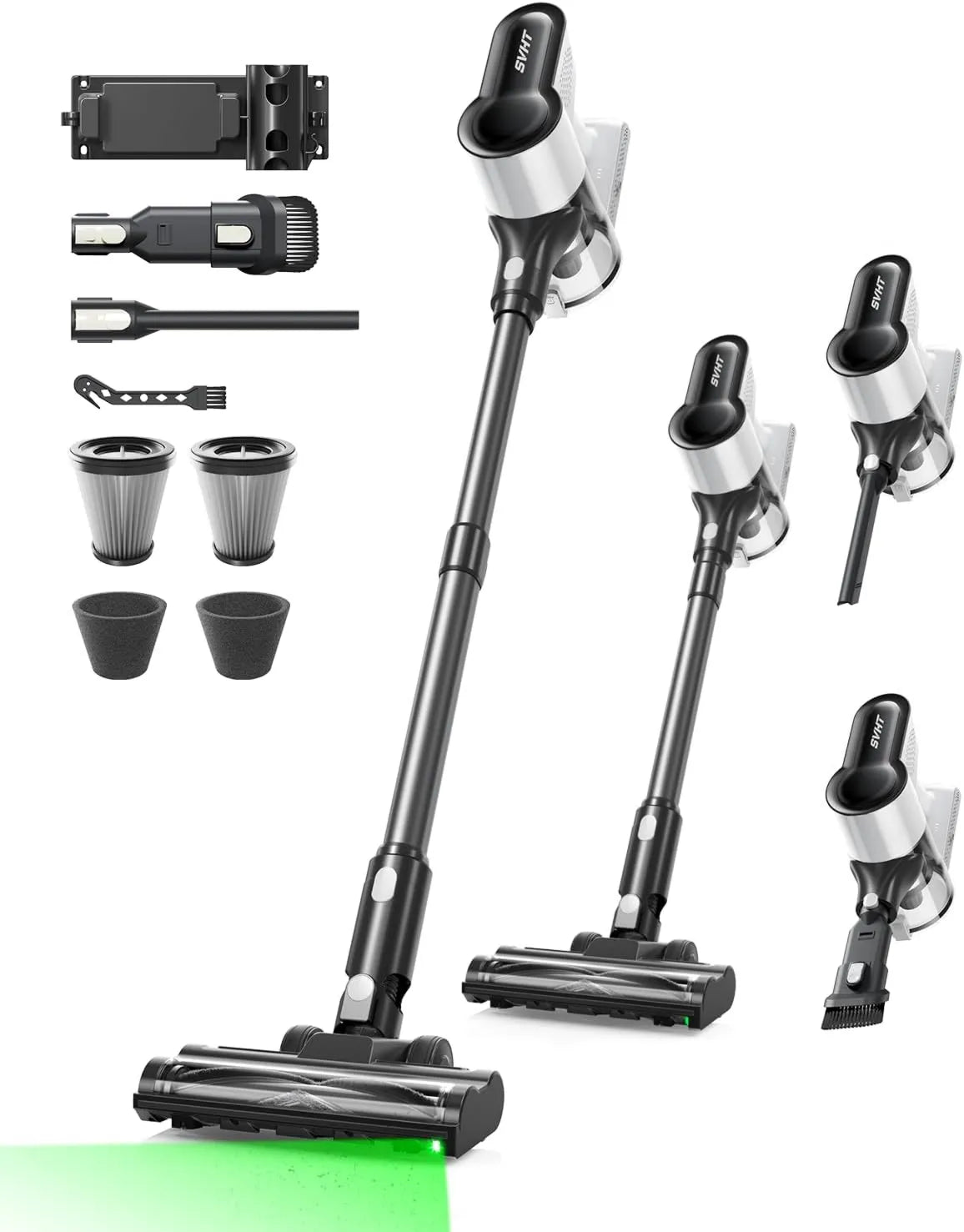 Cordless Stick Vacuum, 500W, 45KPA, 50Mins, Cordless Design