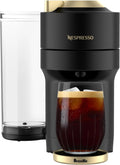 Nespresso Vertuo Pop Capsule Coffee Machine, Black & Gold, Vertuo Pop+ Coffee & Espresso Maker by Breville
