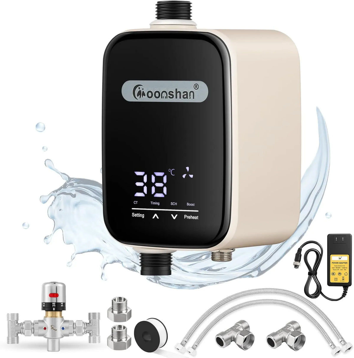Circulator Pump Smart Instant Hot Water, Timer, Hot Water Recirculation Pump